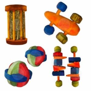 Juguetes para conejos y cobayas